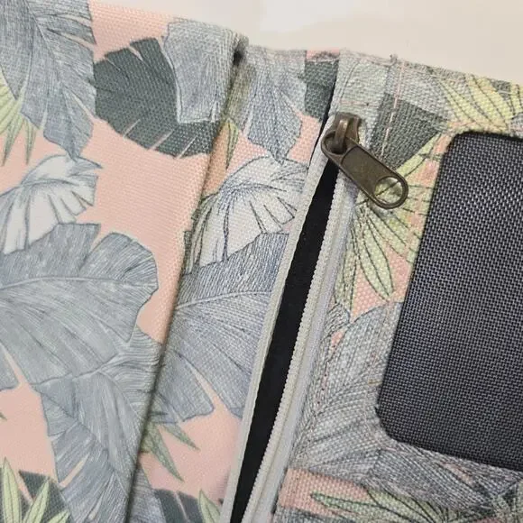 Vans Pink Tropical Themed Bi-fold Wallet with Tons of Pockets - Picture 9 of 16